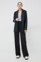 czarny Calvin Klein spodnie Damski