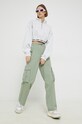 Tommy Jeans pantaloni DW0DW14623.PPYX verde SS23