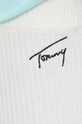 Hlače Tommy Jeans bela DW0DW14987.PPYX