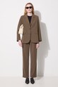 Samsoe Samsoe trousers F22400124 green AW23