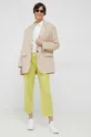 PS Paul Smith pantaloni in lana giallo