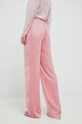 Îmbrăcăminte Custommade pantaloni de matase Pamela 999365534 roz
