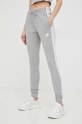 adidas pantaloni de trening din bumbac bumbac gri IC9922