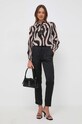 Παντελόνι Guess W3GB13.WD8G2 μαύρο SS24