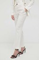 Guess pantaloni in lino W3GB11.WFCV0 beige SS23
