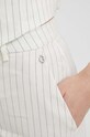 Guess pantaloni in lino beige W3GB11.WFCV0