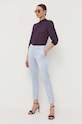 Guess pantaloni W3RB01.WF510 albastru SS23