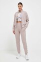 Guess pantaloni de trening BRITNEY V2YB15.KB3P2 bej SS25