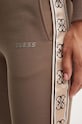 Guess spodnie dresowe BRITNEY brązowy V2YB15.KB3P2