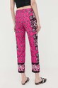 Odzież Red Valentino spodnie bawełniane 2R0RBG856SL fioletowy