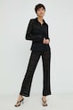 Nohavice Résumé 17440964 čierna SS23
