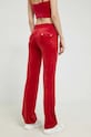 Ρούχα Παντελόνι φόρμας Juicy Couture Del Ray JCAP180.122 κόκκινο