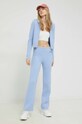 Juicy Couture pantaloni de trening JCLBJ123515.102 albastru SS23