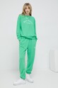 Juicy Couture pantaloni de trening JCRB122004.377 verde SS23