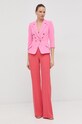 Luisa Spagnoli pantaloni 539908 arancione SS23
