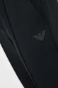 czarny Emporio Armani spodnie dresowe