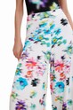 Odzież Desigual spodnie 23SWPW11 biały