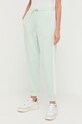 Max Mara Leisure pantaloni de trening tricotaj verde 2337811036600