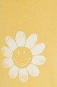 Бавовняні спортивні штани Billabong X SMILEY жовтий ABJNP00343