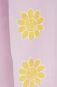 różowy Billabong spodnie dresowe bawełniane X SMILEY