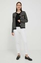 United Colors of Benetton pantaloni 4CV0558S4.101 alb SS23