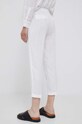 Oblečení Plátěné kalhoty United Colors of Benetton 4AGH558X5.101. bílá