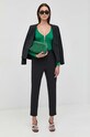Pinko spodnie 100137.A0HC czarny SS23
