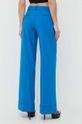 Odzież Pinko spodnie z domieszką wełny 100209.A0IH niebieski
