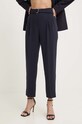 BOSS pantaloni drept bleumarin 50490037