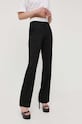 Μάλλινο παντελόνι Victoria Beckham 1223WTR004725A μαύρο SS23