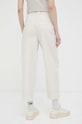 Odzież Marc O'Polo spodnie z domieszką lnu 303092010047 beżowy