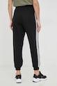 Îmbrăcăminte Adidas pantaloni de trening din bumbac HA4375 negru