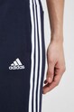 adidas pantaloni de trening din bumbac bleumarin IC4386