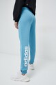 Odzież adidas spodnie dresowe bawełniane IC6870 niebieski