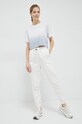Παντελόνι προπόνησης Calvin Klein Performance Essentials 00GWS3P605 λευκό AW23