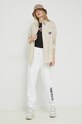 Tepláky Tommy Jeans DW0DW15370.PPYX biela SS23