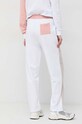 Îmbrăcăminte Armani Exchange pantaloni de trening din bumbac 3RYP79.YJDHZ alb