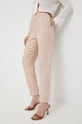 Armani Exchange pantaloni din in in bej 3RYP09.YN5KZ