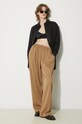 Nohavice Samsoe Samsoe JULIA JULIA F23100048 béžová SS25