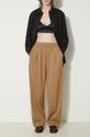 Nohavice Samsoe Samsoe JULIA JULIA béžová F23100048