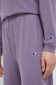 Champion pantaloni de trening din bumbac violet 116255