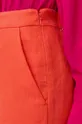 oranžna Lanene hlače Luisa Spagnoli