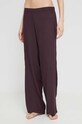 Calvin Klein Underwear spodnie piżamowe tkanina fioletowy 000QS6850E.PPYX
