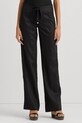Oblečení Lněné kalhoty Lauren Ralph Lauren 200735136 černá