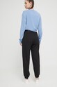 Calvin Klein Underwear pantaloni lounge din bumbac 000QS6943E.PPYX negru AW23