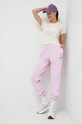New Balance pantaloni de trening UP21500LLC roz SS23