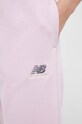 New Balance pantaloni de trening roz UP21500LLC