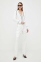Morgan pantaloni PAZZY.F.OFF.WHITE bej SS23