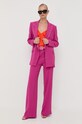Patrizia Pepe spodnie 2P1498.A236 różowy SS23