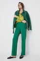 Joop! pantaloni din lana 30035741 verde SS23